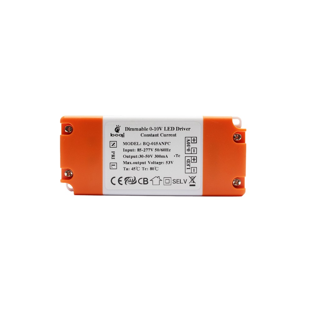 0-10V Dimmable Constant Current LED Drivers 15W 300mA