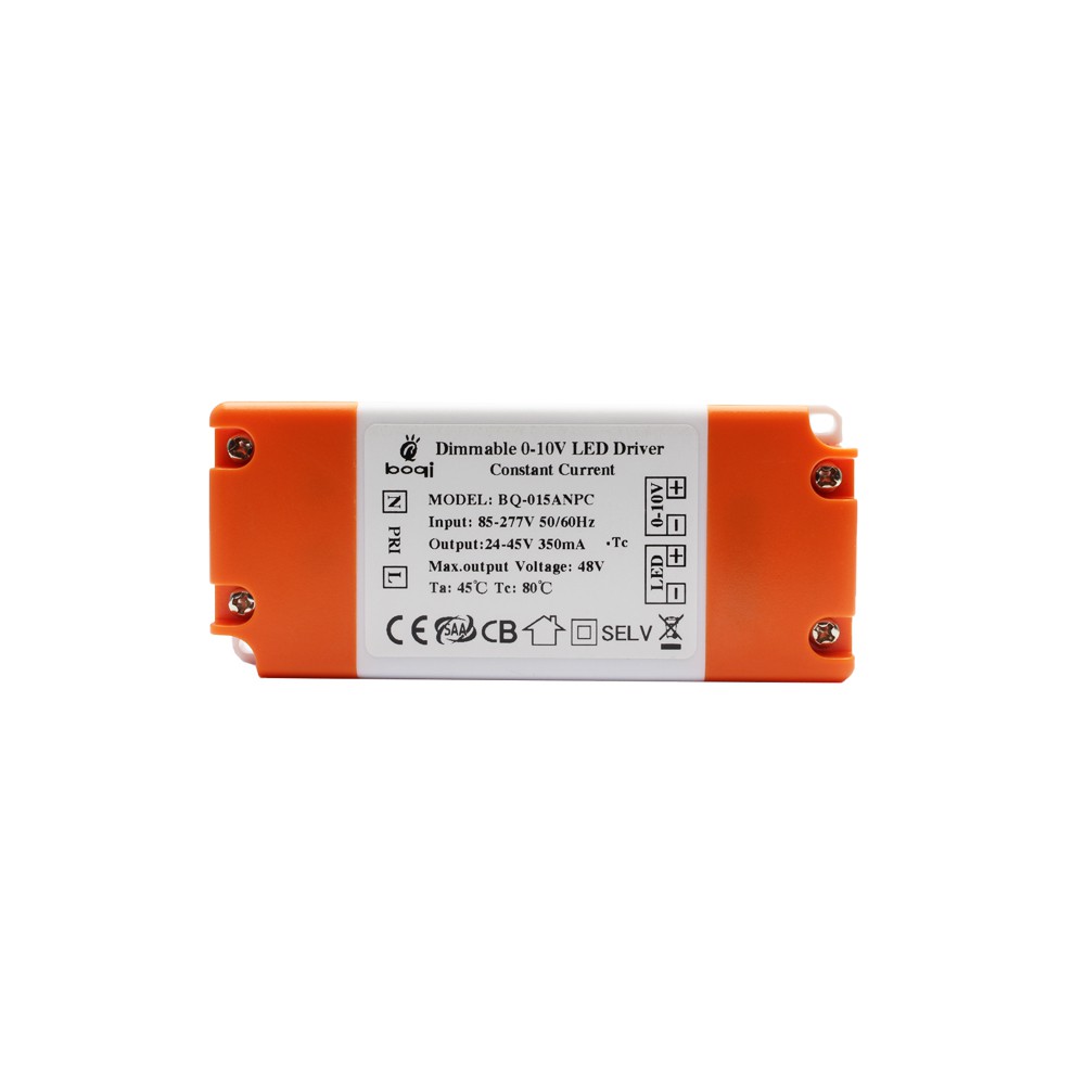 0-10V Dimmable Constant Current LED Drivers 15W 350mA