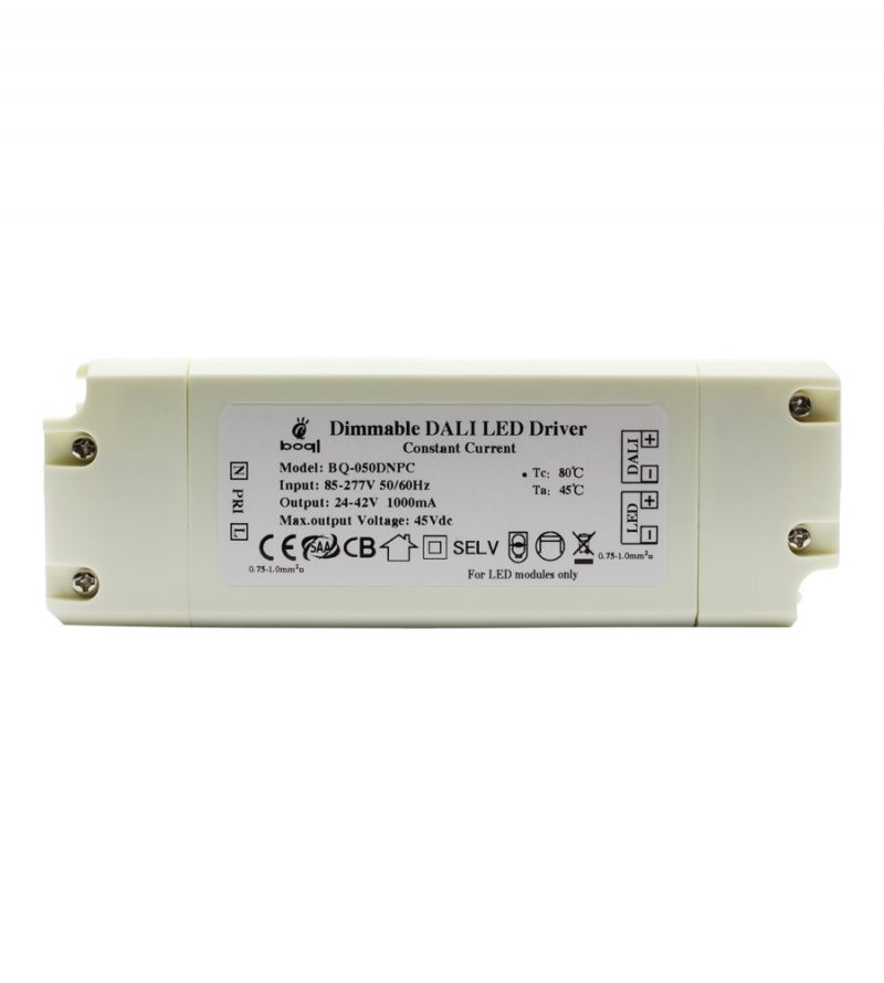 Constant Current Dimmable DALI LED Drivers 48W 1000mA