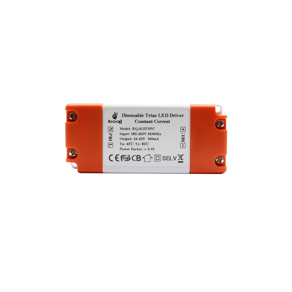 Constant Current Triac Dimmable LED Drivers 12W 300mA