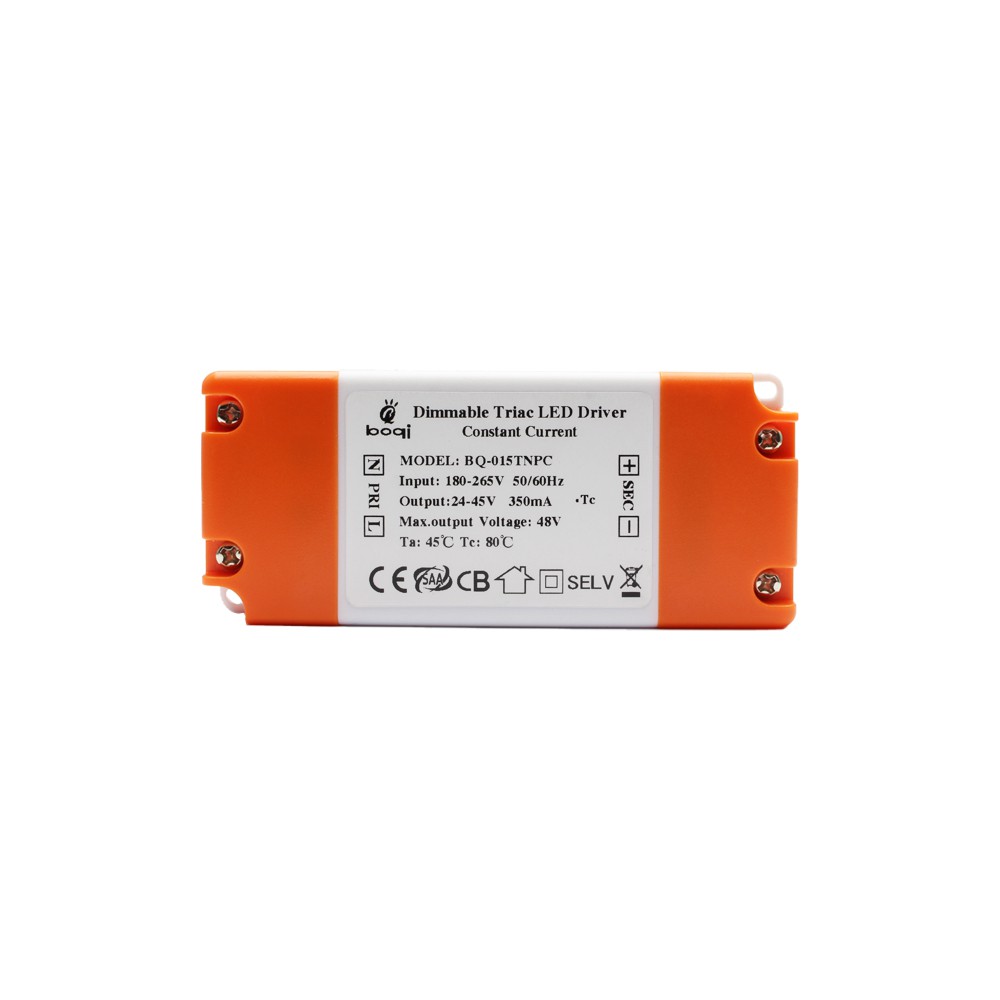 Constant Current Triac Dimmable LED Drivers 15W 350mA