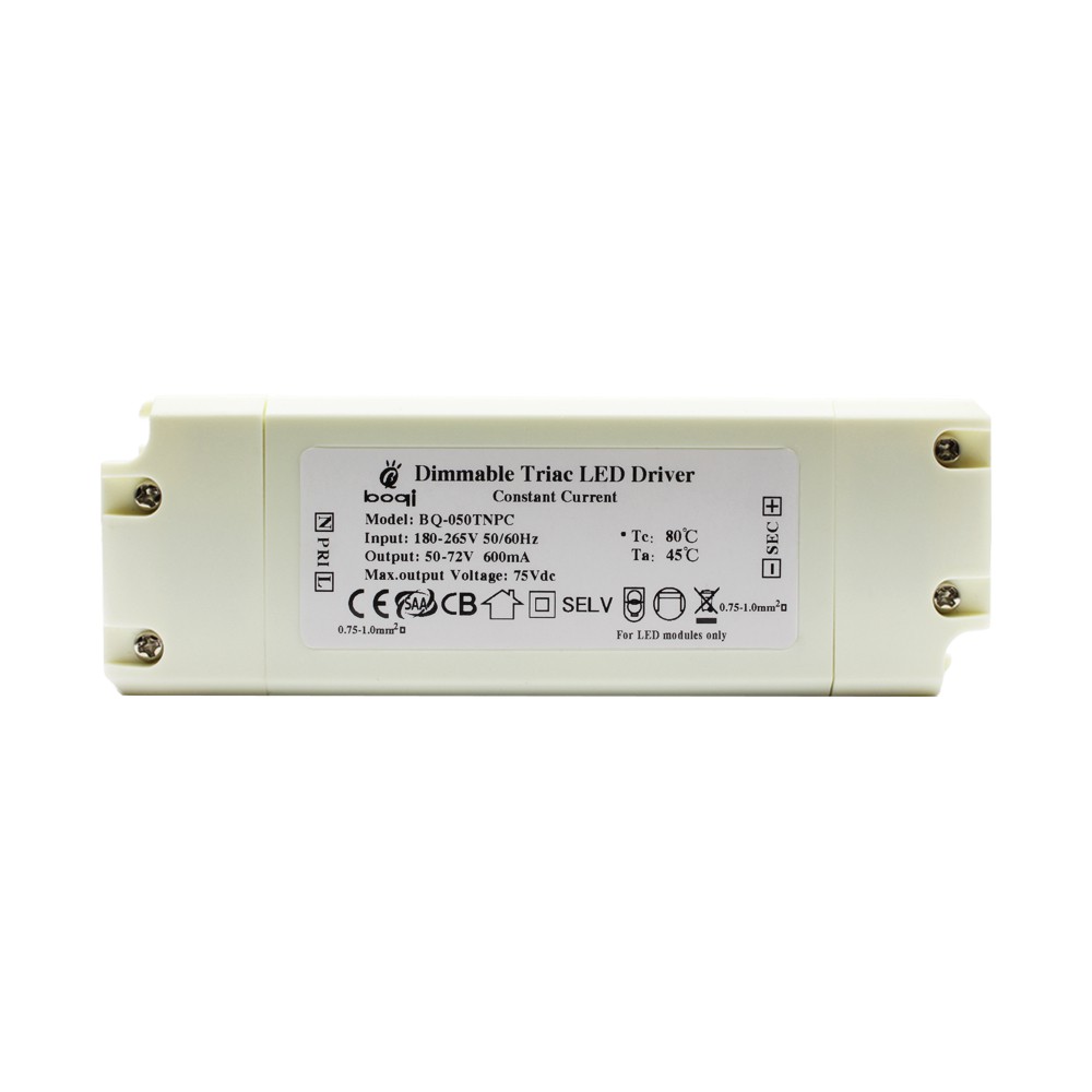 Triac Dimmable Constant Current LED Drivers 48W 600mA