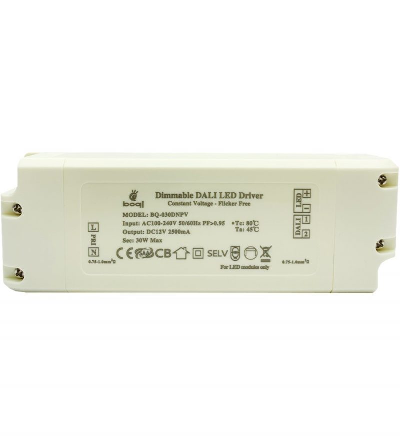 HPFC Constant Voltage DALI Dimmable LED Driver 12V 30W